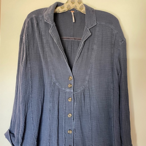 Free people button down tunic - Picture 1 of 2